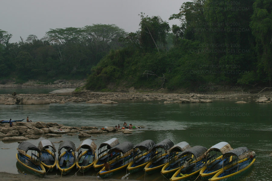 [Photograph: On the Usumacinta]