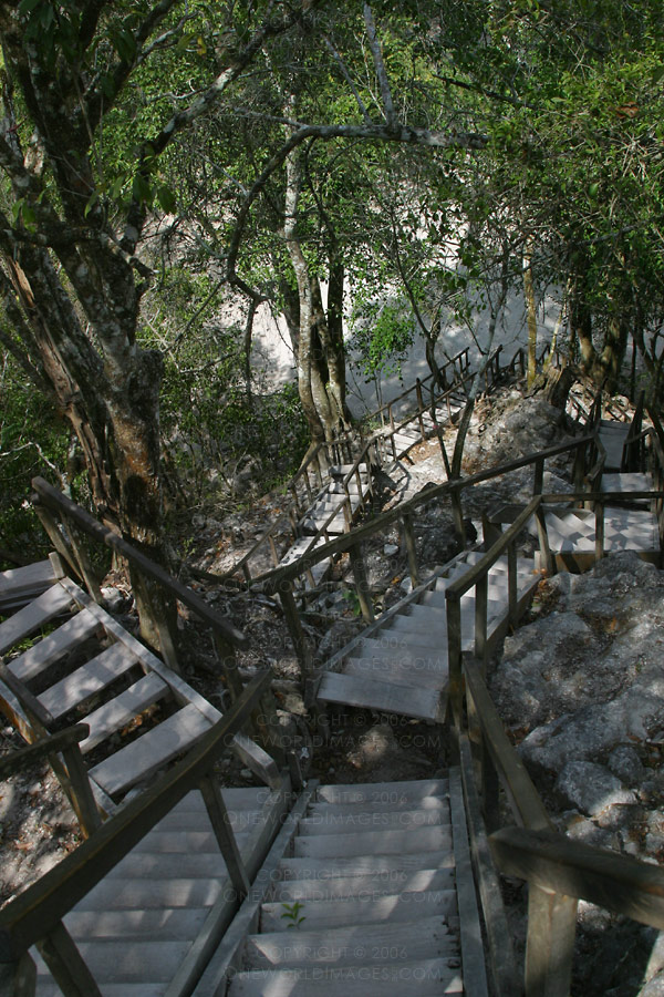 [Photograph: Stairs at Temple IV]